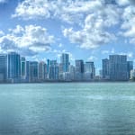 miami florida cityscape water 884626
