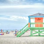 south beach florida lifeguard stand 884627